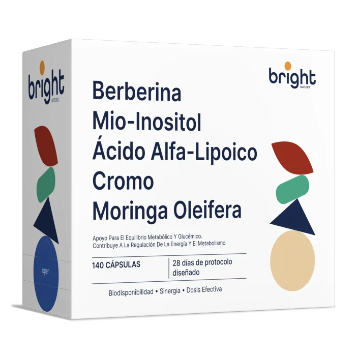 Berberina, Mio-Inositol, Ácido Alfa-Lipoico, Cromo y Moringa Oleifera -  28 sobres diarios.